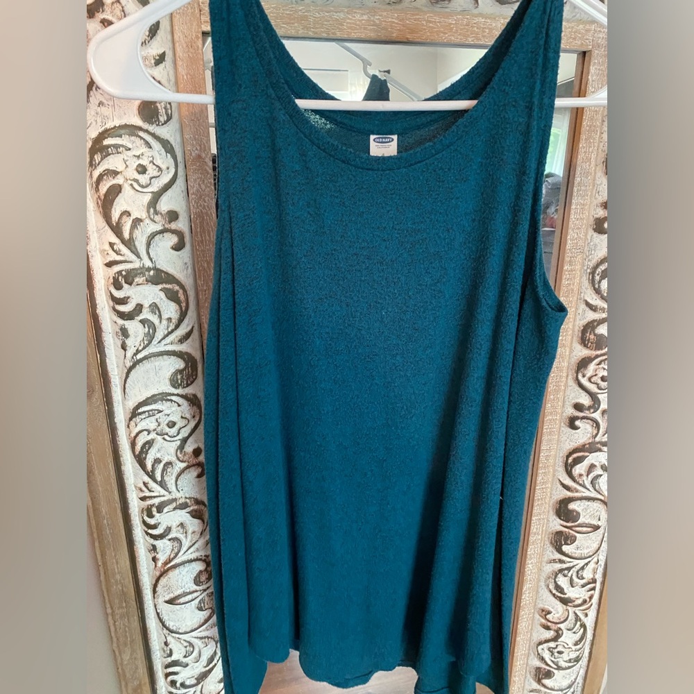 Teal Cold Shoulder Sweater